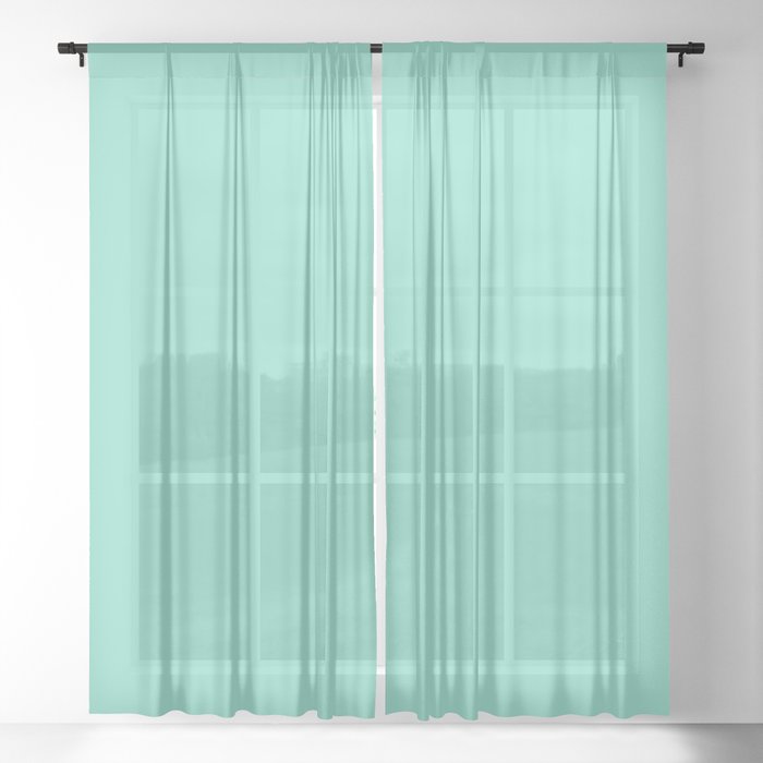 Mint Gelato Sheer Curtain