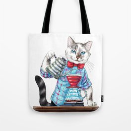 PURRover coffee. AlterCATive brewing Tote Bag