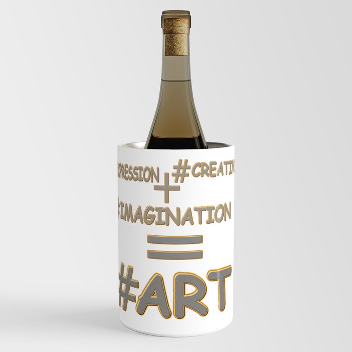 "ART EQUATION" Cute Expression Design. Buy Now Wine Chiller