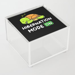Hibernate Mode On With Turtle Acrylic Box