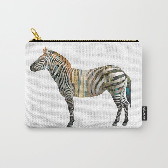 City Zebra Carry-All Pouch