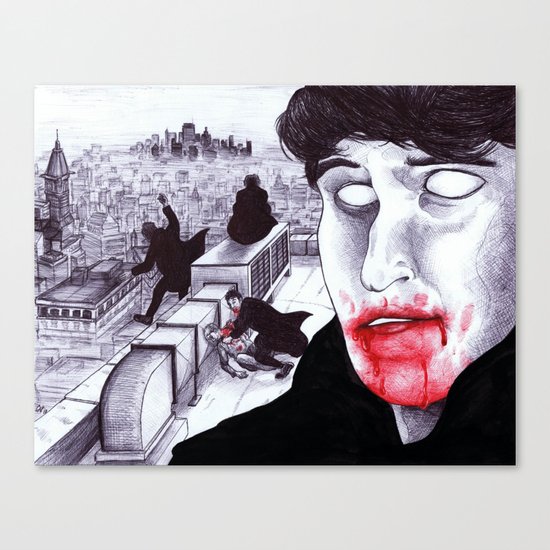 "Modern Vampires of the City" by Cap Blackard Canvas Print