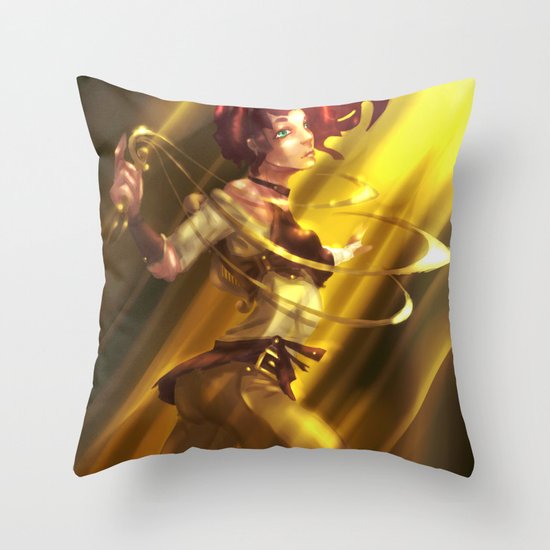 The Last Keeper of the Word Throw Pillow