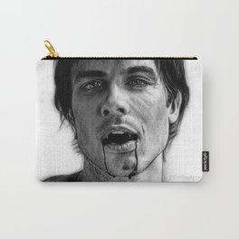 Damon Salvatore Drawing Carry-All Pouch | Pencil, Drawing, Tvd, Realism, Vampire, Portrait 
