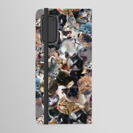 Cats Face Funny Cat Collage Android Wallet Case