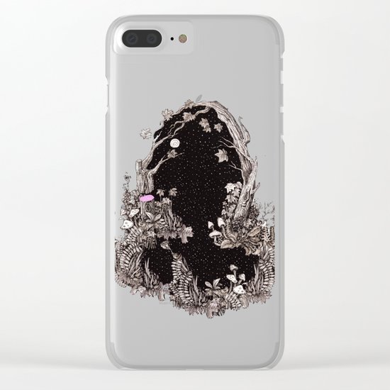 Dark SIde Clear iPhone Case
