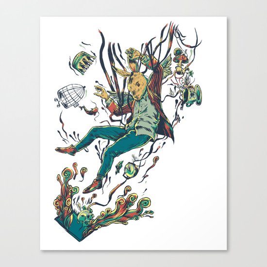 Down the Rabbit Hole Canvas Print