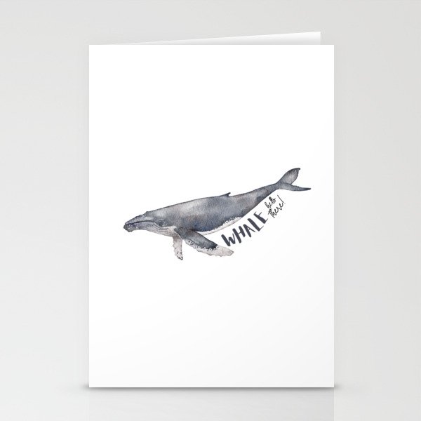 Whale Hello There Stationery Cards