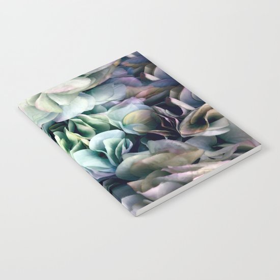 Soft Subtle Petal Ruffles Abstract Notebook