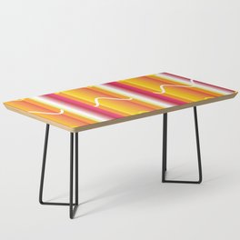 The swiggly lines Coffee Table