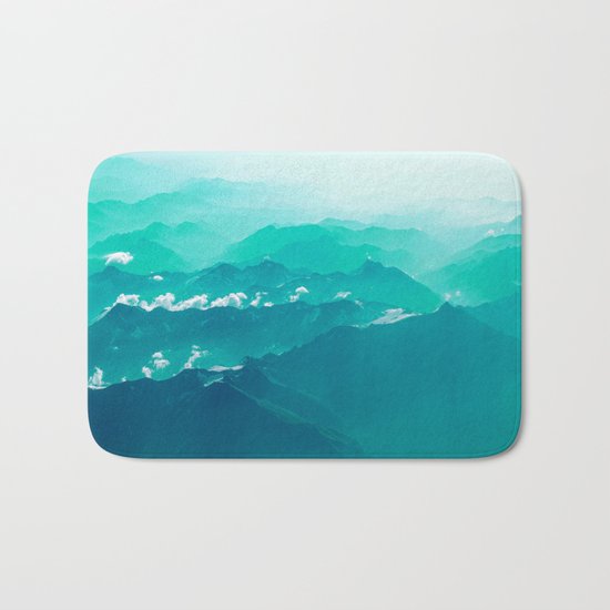 Mountain Waves Bath Mat