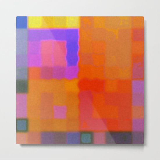 Colors and Fibers Metal Print