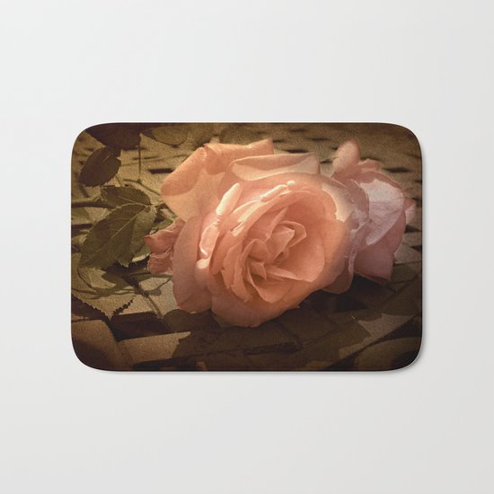 Rose Shadows Bath Mat
