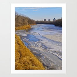 Assiniboine River Park | Winnipeg Art Print