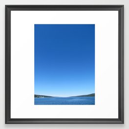 Blue Lake Framed Art Print