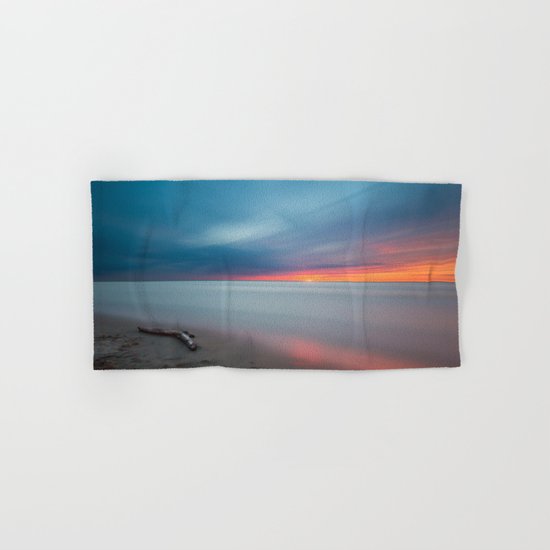 Sunset pastel #ocean Hand & Bath Towel