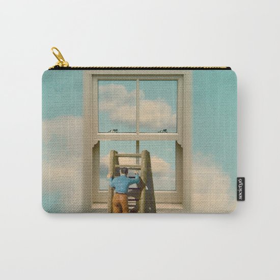 Window cleaner in the sky 02 Carry-All Pouch