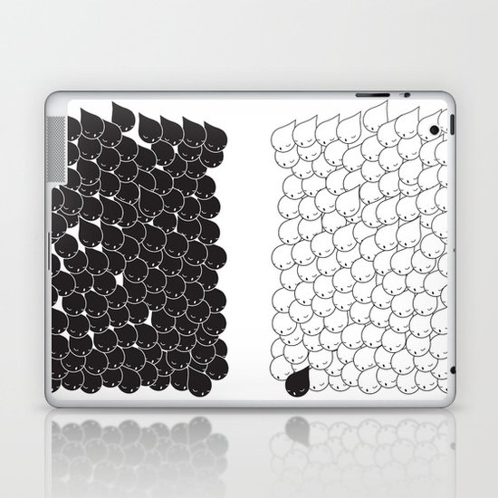 FOLLOW ME FOLLOW YOU - BLK Laptop & iPad Skin