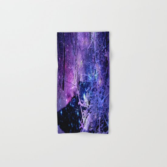 Cosmic River Galaxy Forest Hand & Bath Towel