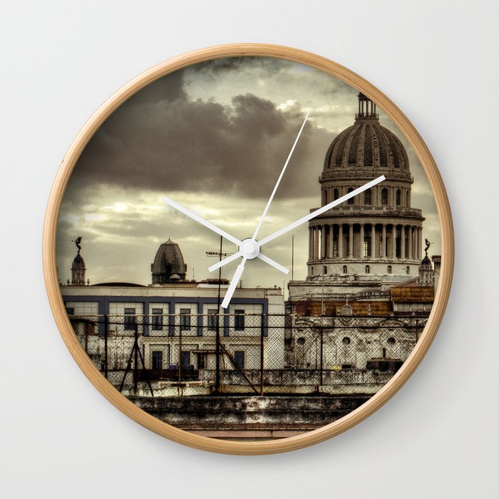 CUBA - CAPITOLIO Wall Clock