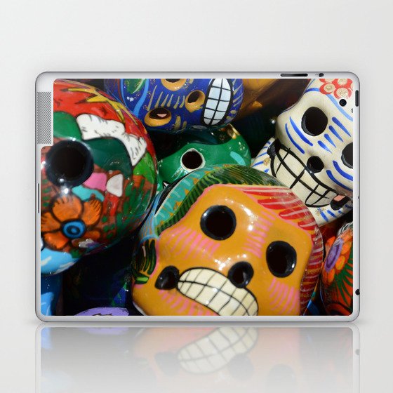 Mexico Photography - Masks Used For The Mexican Holiday Laptop & iPad Skin
