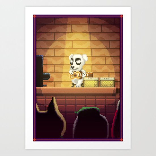 Pixel Art series 15 : Song Art Print