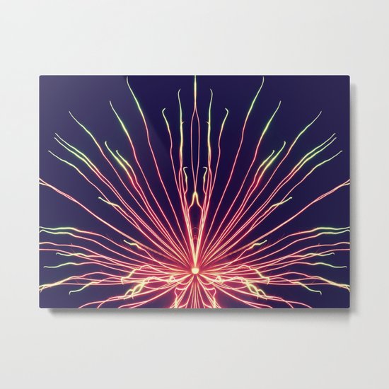 Watermelon Burst Metal Print