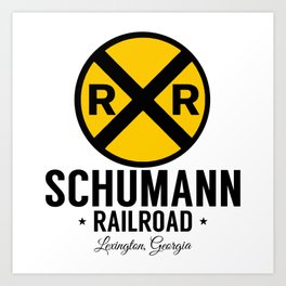 Schuman RR Art Print