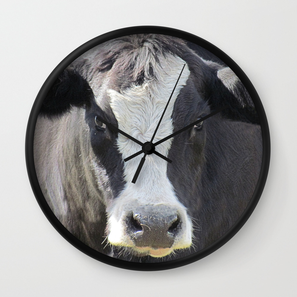 Black White Cow Farm Animal Farmhouse Art Country Decor A565