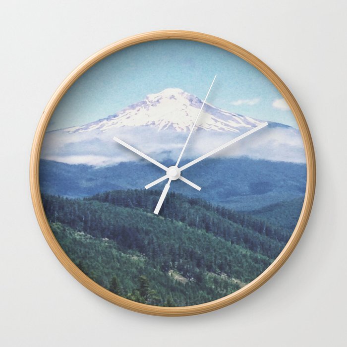 Mt. Hood Wall Clock