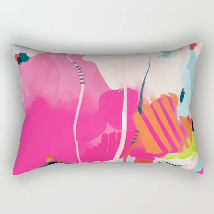 pink sky II Rectangular Pillow