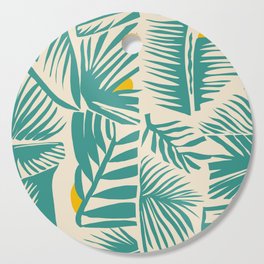 Retro Palm spring  / green Cutting Board