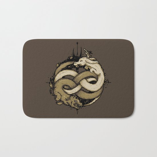 NEVERENDING FIGHT Bath Mat