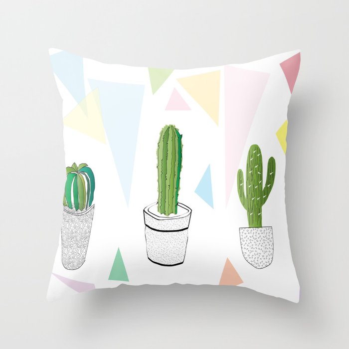 Cactus Throw Pillow