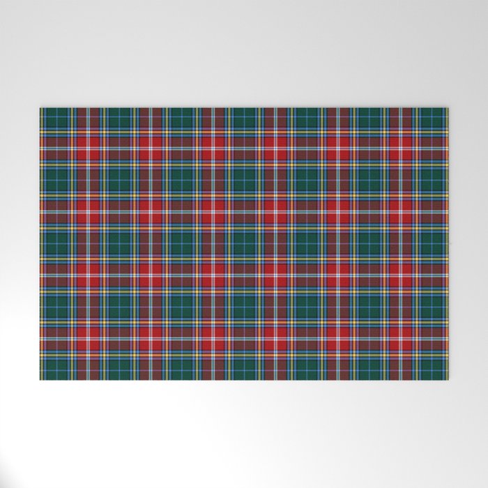 Clan MacWhirter Tartan Welcome Mat