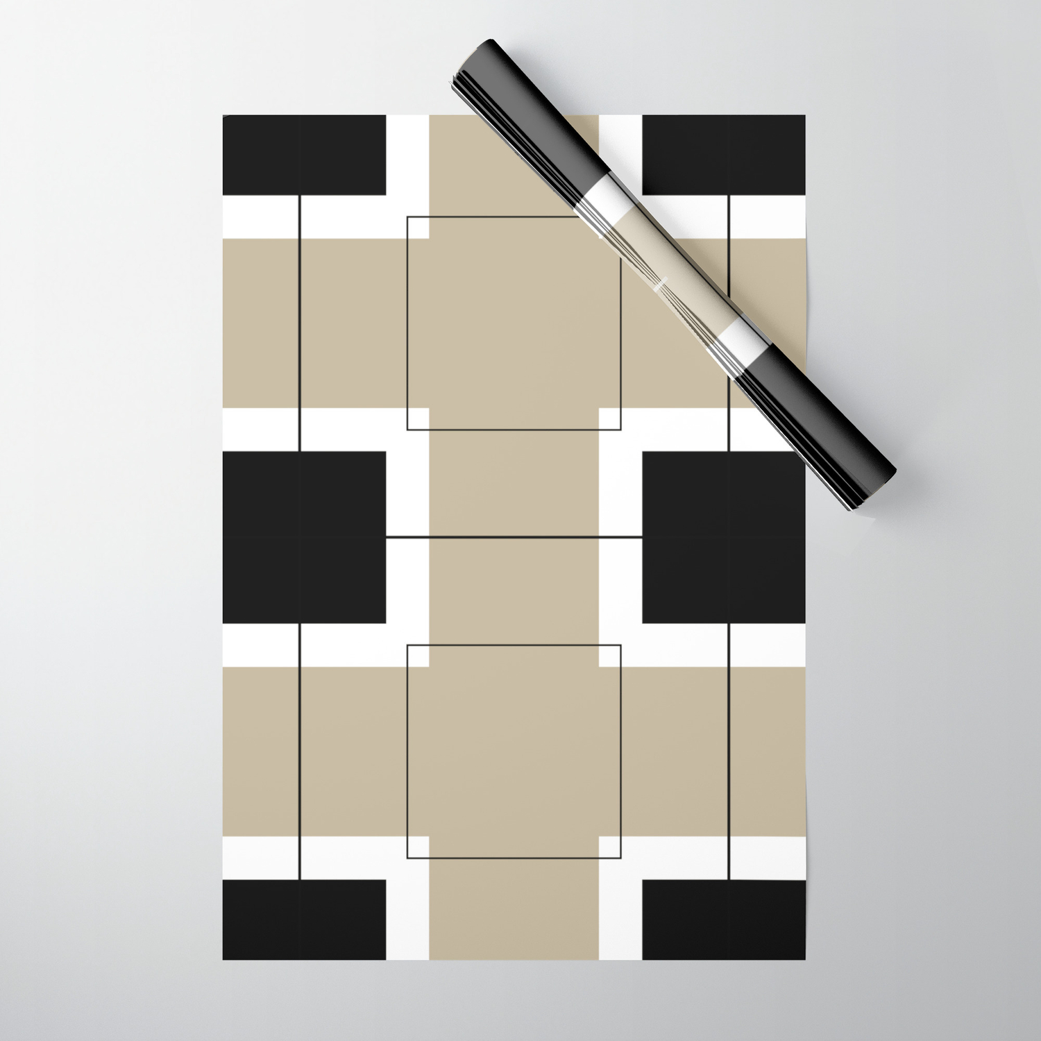 light brown wrapping paper