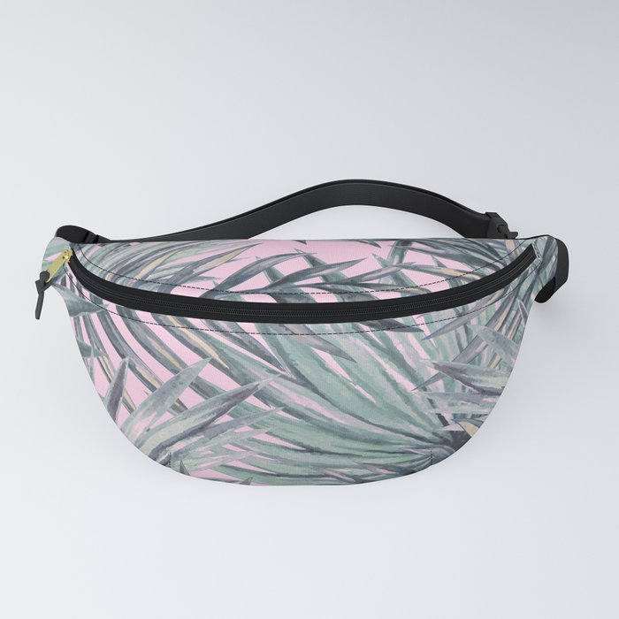 Pink Palm Fanny Pack