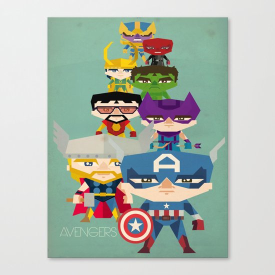 avengers 2 fan art Canvas Print