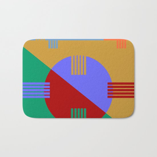 Abstract #57 Bath Mat