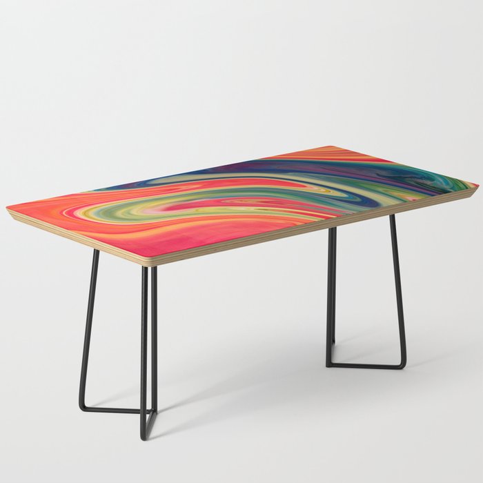 Colored Swirls 13 Coffee Table
