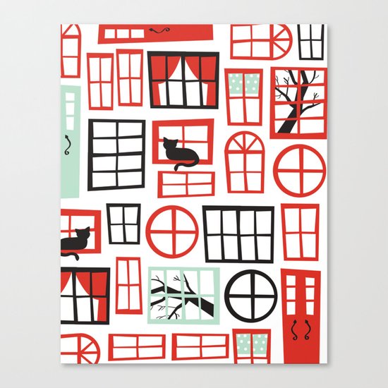 Doors and Windows Canvas Print