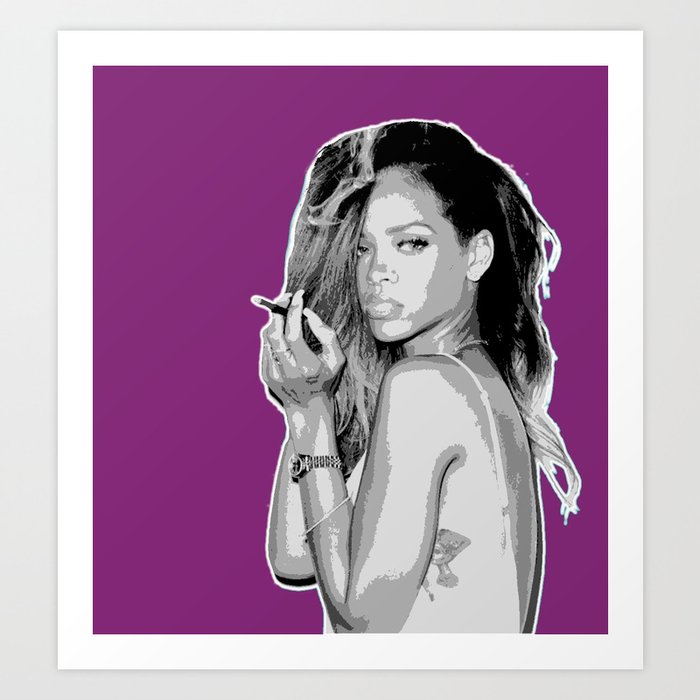 Rihanna Art Print by Southern Universal | Society6