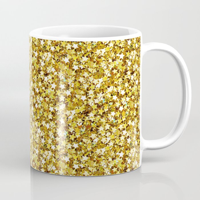 Gold Star Glitters Coffee Mug