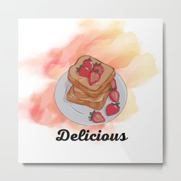 Foodies Design Metal Print | Concept, Cartoon, Foodies, Graphicdesign, Abstract, Acrylic, Delicious, Vector, Graphite, Food 