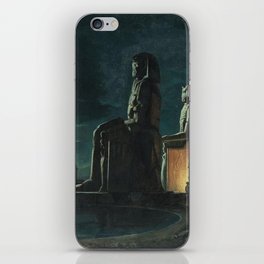 The Colossi of Memnon - Carl Friedrich Heinrich Werner  iPhone Skin