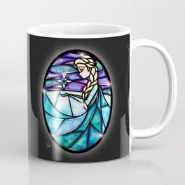 Stained Glass Elsa Coffee Mug