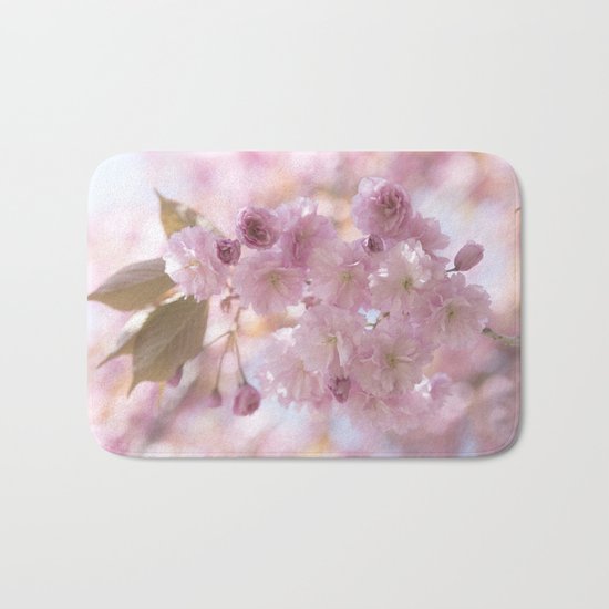 Pink Spring Cherryblossoms on #Society6 Bath Mat