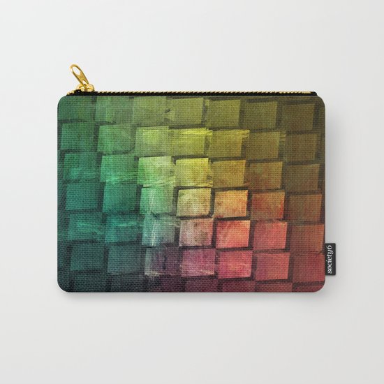 Rainbow grid Carry-All Pouch