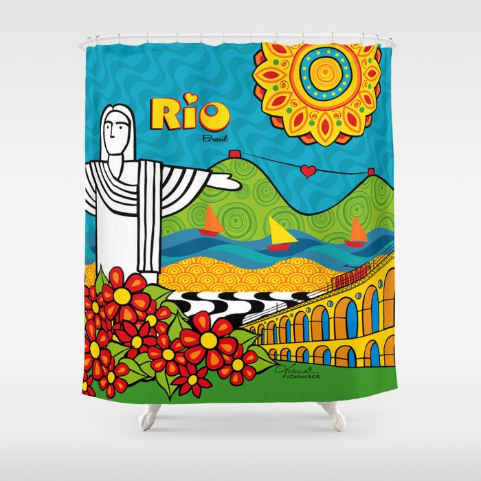 Rio de Janeiro 2015 Shower Curtain