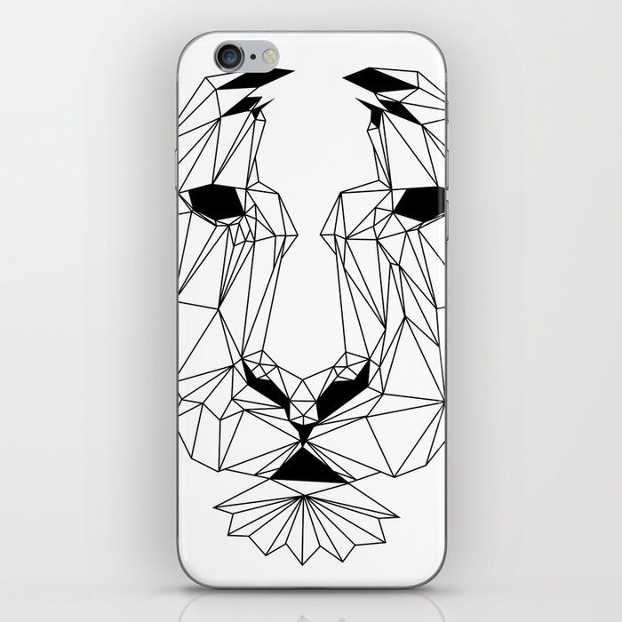 Lion of Lines iPhone Skin
